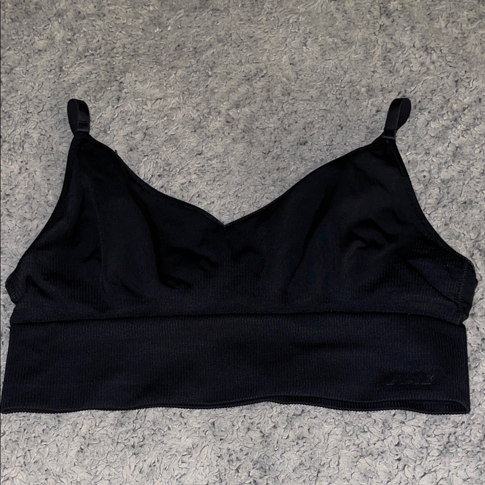 PINK Victoria's Secret Midnight Black Sports Bra